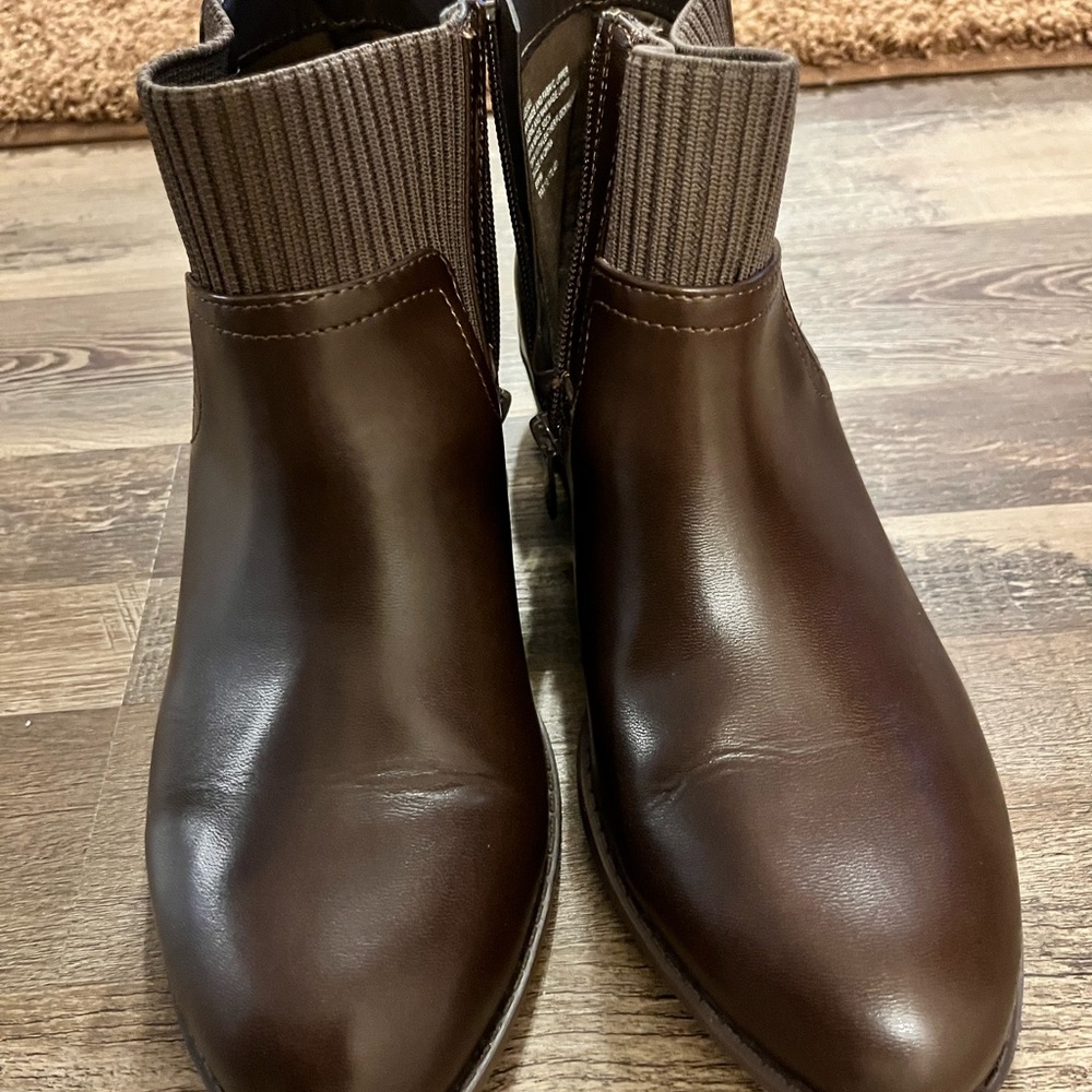 Torrid Chocolate Brown Ankle Booties